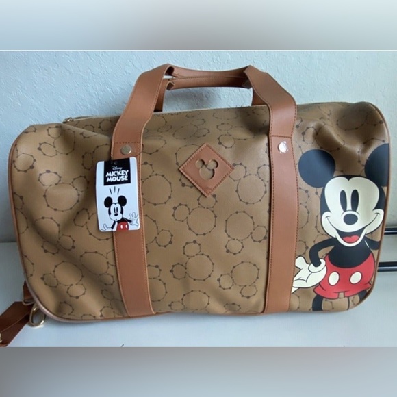 Disney Accessories - Mickey Mouse Duffel‎ Bag with Wheels